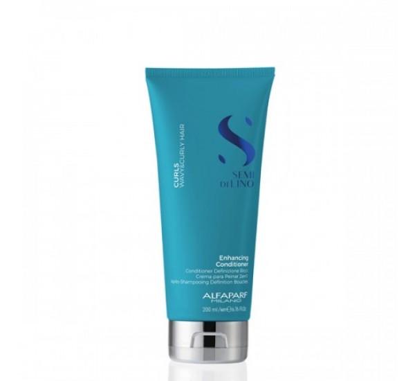 БАЛСАМ ЗА ХИДРАТИРАНИ И ИЗРАЗИТЕЛНИ КЪДРИЦИ ALFAPARF SEMI DI LINO CURLS ENHANCING CONDITIONER 200ML